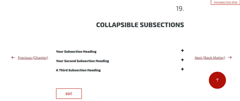 Collapsible Subsections For Webbook – Pressbooks User Guide